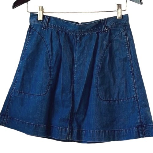 Gap 1969 Denim Skirt Blue A-Line Size 27/4 Women's